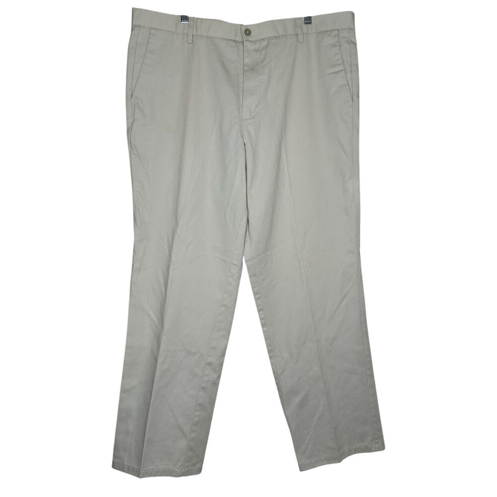 Dockers 40x32 Straight Flat Tan Mens Khaki Pants Work Trousers Business Casual